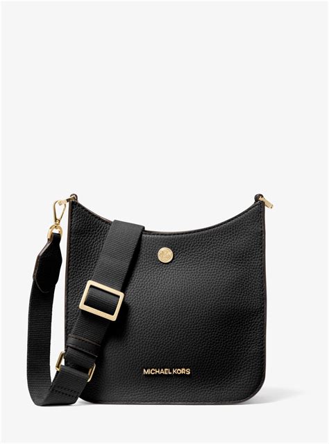 michael michael kors briley small pebbled leather messenger bag|Briley Small Pebbled Leather Messenger Bag .